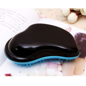 Small portable plastic detangling hair brush/detangler hair comb