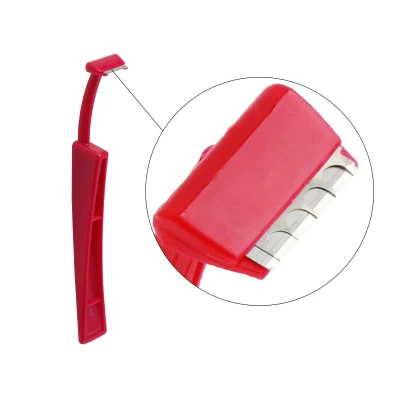 Stainless Steel Blade Plastic Handle Disposable Eyebrow Trimmer