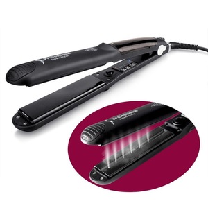 Steam Iron with Private label flat iron for Argan oil steam hair straightener 2018 innovative product for homes