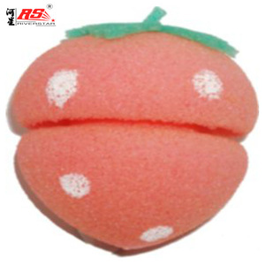 Strawberry Comportable Soft Sponge Foam Hair Care Roller