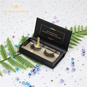 Top grade supplier custom eyelash box 10mm-18mm multi-curl perfect 3D effect silk mink false eyelash