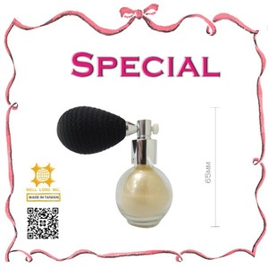 Trendy Aftershave Round small empty scented powder perfume bottles