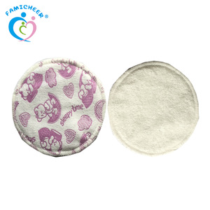 Washable Soft Minky Breast Organic Breathable Bamboo Nursing Pads