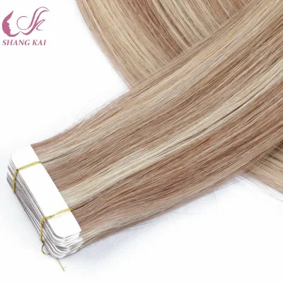 Wholesale Brazilian Remy Silk Straight Virgin Tape Hair Extension