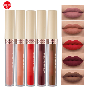 Wholesale cheap cosmetics makeup longlasting nude matte liquid lipstick velvet lip gloss