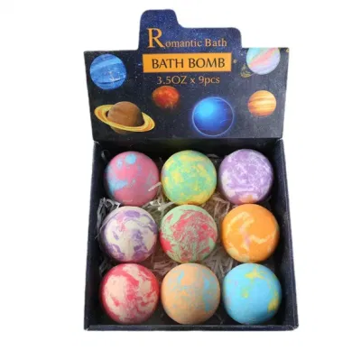 Wholesale Colorful Foot Pedicure Bath Bombs Custom Bath Bom Ball SPA Foot Bath Bombs Bath Balls in Gift Set for Pedicure