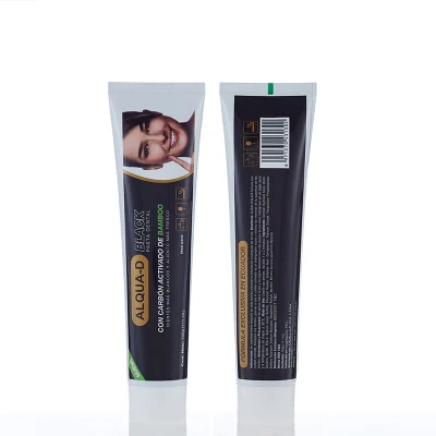 Wholesale Customized Logo Activated Bamboo Charcoal Teeth Whitening Home Toothpaste Fluoride Free