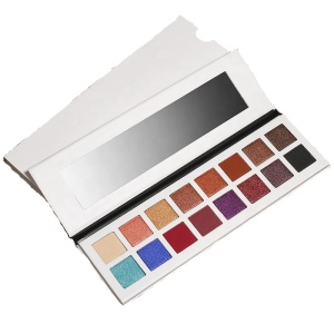 Wholesale High Pigment Makeup Palette Cardboard Packing Eyeshadow Palette