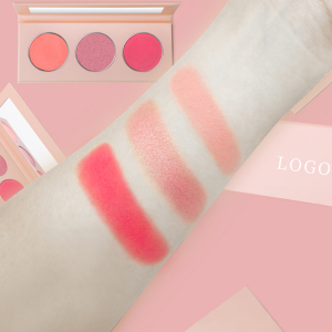Wholesale Makeup Your Own Brand Professional Makeup 3 Colors cheek blush palette