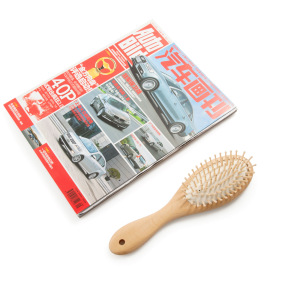 Wholesale Natural Wood Handle and Bristle Hair Comb